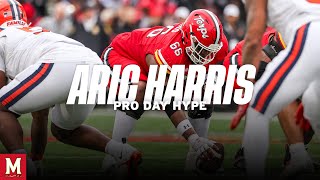 Maryland Football  Aric Harris  Pro Day Hype  NFL Draft [upl. by Fakieh]