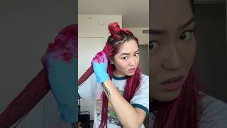 I DYED MY OWN HAIR GONE WRONG 😳🍒💇🏻‍♀️ [upl. by Ekez]