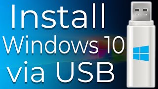 How to Download and Install Windows 10 from USB Flash Drive StepByStep [upl. by Obnukotalo151]