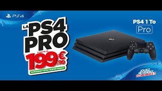 PROMO MICROMANIA ACHETER LA PS4 PRO POUR 19999euro [upl. by Winne]