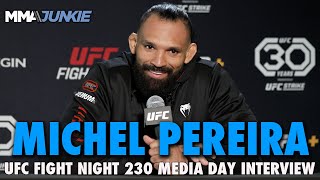 Michel Pereira Has a Lot More Energy With Permanent Move to Middleweight  UFC Fight Night 230 [upl. by Ivanah262]