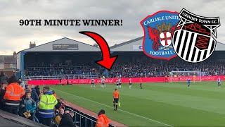 A LATE COMEBACK GIVES THE MARINERS AN AWAY WIN  Grimsby vs Carlisle vlog [upl. by Marfe]