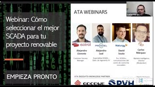 Webinar quotCómo seleccionar el mejor SCADA para tu proyecto renovablequot [upl. by Anglo]