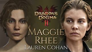 DRAGONS DOGMA 2  Maggie Rhee from Walking Dead  Female Character Creation Sliders [upl. by Harahs]