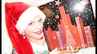 Maybelline Kläppchen Adventskalender 2019  Alle 24 Türchen öffnen amp Verlosung [upl. by Dnomde]