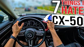 7 Things I HATE About the Mazda CX50 LongTerm Owners Review [upl. by Hatnamas]