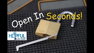 143 How To Pick Bypass A Master Lock 140 In Seconds [upl. by Elletsirhc]