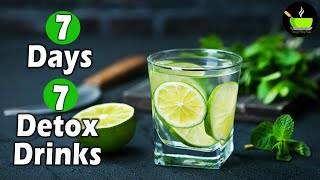 7 Day Detox Drink  Weight Loss Recipes  Detox Drinks To Lose Weight  Fat Cutter Drink [upl. by Ymerrej36]