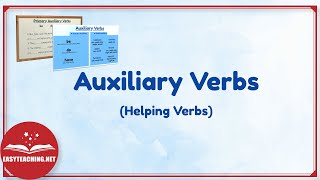 Auxiliary Verbs Helping Verbs  Learn English  EasyTeaching [upl. by Conard]