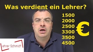 Was verdient ein Lehrer  Wirtschaft  Lehrerschmidt [upl. by Ahsinev42]