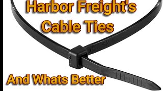 Harbor Freight Cable Ties V Better [upl. by Toh]