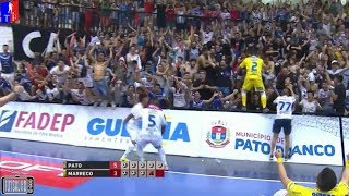 PATO CAMPEÃO Gols Pato X Marreco  FINAL  Jogo de Volta  Campeonato Paranaense de Futsal 2017 [upl. by Asiulairam]