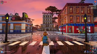 Construyendo la CIUDAD MAS EPICA en LEGO Fortnite  Ahora tenemos miembros y ventajas activas [upl. by Idnahk]