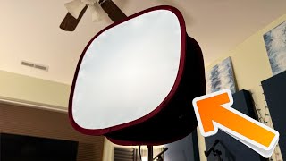 Neewer Collapsible Softbox Diffuser  User Review [upl. by Atirma]