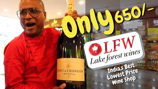 Indias Best Lowest Price Wine Shop  Lakeforest Wines  Price Can Blow Your Mind  Cocktails India [upl. by Yrehcaz689]