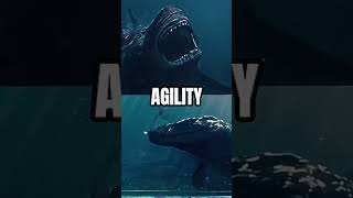 Megalodon vs Mosasaurus jurassicworld meg edit shorts viral fyp [upl. by Beffrey]