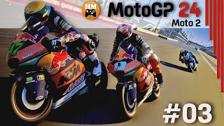 MotoGP 24  Modo Carreira 03  Uma Nova Largada  GP do QATAR Campeonato começou Pegando FOGO4k60 [upl. by Byler263]