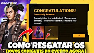 COMO RESGATAR CODIGO NO FREEFIRE 2024 COMO RESGATAR CODIGUIN NO FREEFIRE COMO COLOCAR CODIGO NO FF [upl. by Dov]