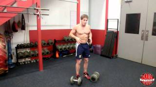 How To Dumbbell Deadlift [upl. by Nauqal]