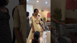 chinnamma chilakkamma 🥰😘 lehenga shortsvideo shootday trending hairstyle quickgrwm [upl. by Thibaut]