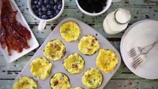 How to Make Scrambled Egg Muffins  Breakfast Recipes  Allrecipescom [upl. by Arbma]