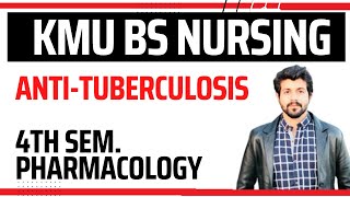 Antituberculosis Drugs  BSN KMU 4th SEM  pharmacology tuberculosis [upl. by Einaoj142]