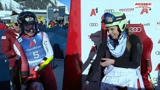 AUDI FIS Ski World Cup  womens SuperG  Altenmarkt  Zauchensee AUT Jan 12 2024 [upl. by Sandberg]