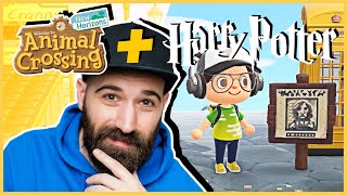 HARRY POTTER EILAND TOUR   Animal Crossing New Horizons [upl. by Vitoria]