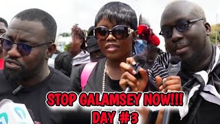 John Dumelo Gyakie SDK Dele amp Top Celebs Present At Powerful Stop Galamsey Protest [upl. by Htiaf]