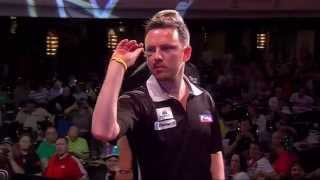 German Darts Masters 2014 First Round Alex Roy v Paul Nicholson [upl. by Stacie]