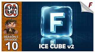 Icy Harvest In Alphacraft S5 Episode 10 Will Blow Your Mind With Our Epic Ice Cube Ice Farm [upl. by Annaet]