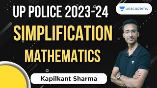 Simplification  Mathematics  UP Police Exam  Kapilkant Sharma [upl. by Skrap]