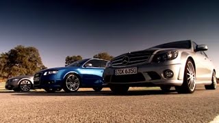 BMW vs Mercedes Vs Audi  Drag Race  Top Gear [upl. by Ary]