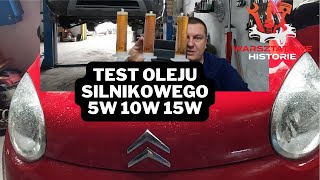 Citroen C1 zakleszczony silnik Wykonałem test lepkości oleju [upl. by Atinej698]