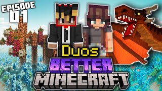 Better Minecraft BUT As A DUO Heres What Happened  Episode 1 [upl. by Sualkin]