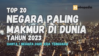 20 Negara Paling Makmur di Dunia 2023 [upl. by Llehsyar]