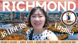 48 Hours Exploring Best Of Richmond Virginia On A Budget  What To Do See and Eat [upl. by Yruok]