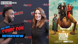 April Bowlby Interview  Doom Patrol Season 4 “ElastiWoman” aka “Rita Farr”  NYCC 2022 [upl. by Tisdale540]