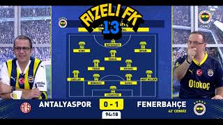 Antalyaspor 02 Fenerbahçe FB TV GOL ANLARI 3 Şubat 2024 [upl. by Analle]