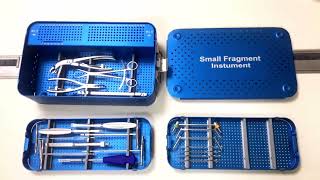 Small fragment instruments set surgical orthopedic instruments [upl. by Malynda]