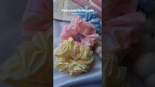 Holographic Scrunchie scrunchies holographics handmade hairaccessories smallbusiness [upl. by Eeslehc886]