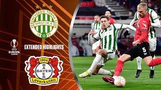 Ferencváros vs Leverkusen Extended Highlights  UECL Round of 16  2nd Leg  CBS Sports Golazo [upl. by Allevon387]