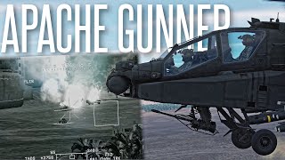 DANGEROUS APACHE GUNNER SIMULATOR  DCS AH64D Apache Gameplay [upl. by Leunamnauj]