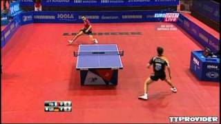 ETTC 2010 Timo BollAdrien Mattenet Team [upl. by Ahsatniuq627]