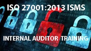 ISO 27001 Internal Auditor Training  ISMS internal auditor training  ISO 27001 training [upl. by Einnaf]