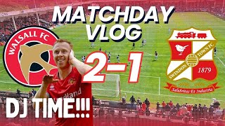 Walsall 21 Swindon matchday vlog [upl. by Eynobe]