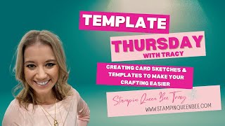 Stampin Up Card Sketch 1  Template Thursday with Tracy [upl. by Katherine859]