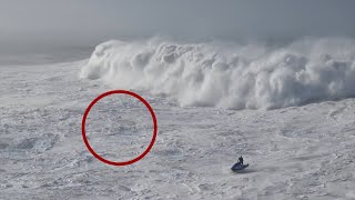 Monsterwellen vor Nazaré Surfer in Not  DER SPIEGEL [upl. by Rhys]