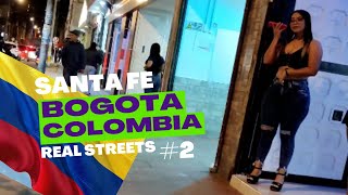 🇨🇴Real Steets BOGOTA COLOMBIA Barrio Santa FE 2  wrong route santa fe neighborhood bogota colombia [upl. by Delphina5]