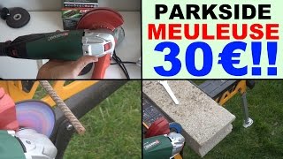 parkside pws 125 a1 meuleuse dangle lidl winkelschleifer angle grinder [upl. by Eemia485]